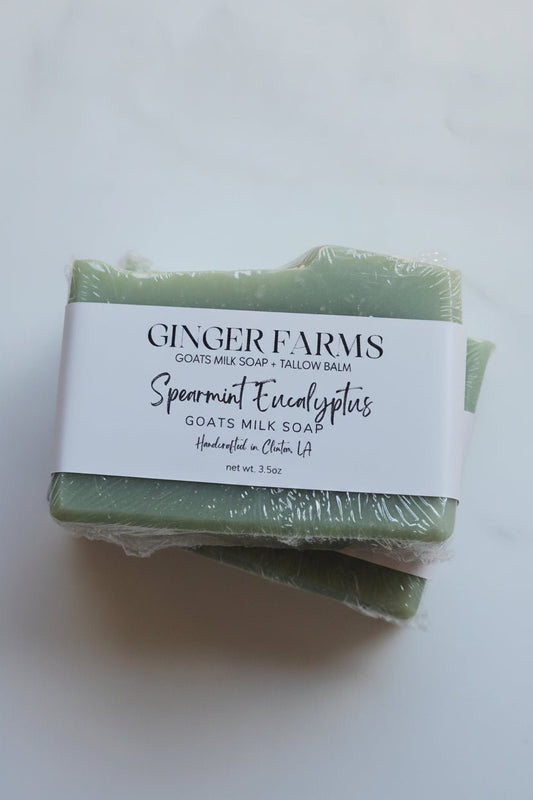 Spearmint Eucalyptus soap - Ginger Farms